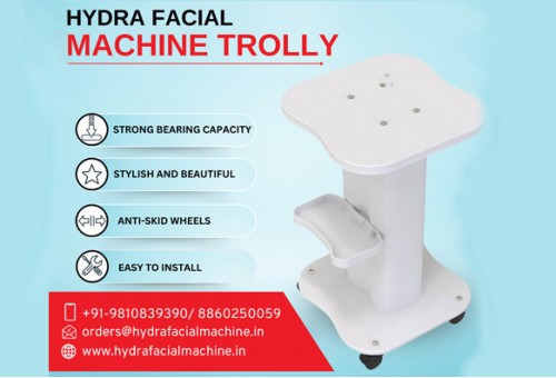 Hydra Facial Machine Trolley